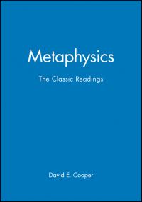 Book Cover for Metaphysics by David E Cooper, T L S Sprigge