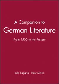 Book Cover for A Companion to German Literature by Eda Sagarra, Peter Skrine