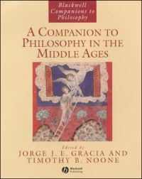 Book Cover for A Companion to Medieval Philosophy by Jorge J E Gracia, Timothy B Noone