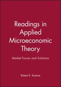 Book Cover for Readings in Applied Microeconomic Theory by Robert E Kuenne