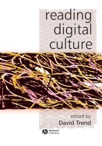 Book Cover for Reading Digital Culture by David Trend