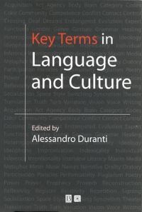 Book Cover for Key Terms in Language and Culture by Alessandro Duranti