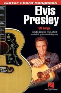 Book Cover for Elvis Presley Guitar Chord Songbook 59 Classic Songs With Lyrics & Chords Includes Jailhouse Rock, Hound Dog, Suspicious Minds & More Hal Leonard Guitar Music Book by 