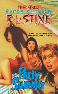 Book Cover for Party Summer by R L Stine, Copyright Paperback Collection Library of Congress