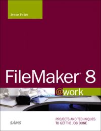 Book Cover for FileMaker 8 @Work by Jesse Feiler
