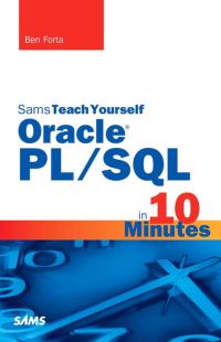 Book Cover for Sams Teach Yourself Oracle PL/SQL in 10 Minutes by Ben Forta