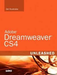 Book Cover for Adobe Dreamweaver CS4 Unleashed by Zak Ruvalcaba