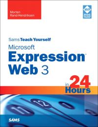 Book Cover for Sams Teach Yourself Microsoft Expression Web 3 in 24 Hours by Morten RandHendriksen