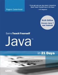 Book Cover for Sams Teach Yourself Java in 21 Days by Rogers Cadenhead