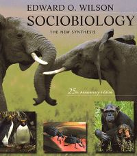 Book Cover for Sociobiology by Edward O Wilson