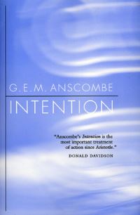 Book Cover for Intention by G E M Anscombe