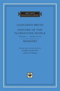 Book Cover for History of the Florentine People by Leonardo Bruni, James Hankins, D. J. W. Bradley Bradley