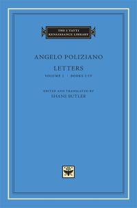 Book Cover for Letters by Angelo Poliziano, Shane Butler