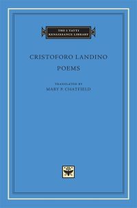 Book Cover for Poems by Cristoforo Landino, Mary P. Chatfield