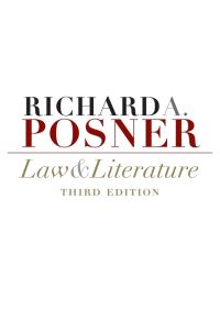Book Cover for Law and Literature by Richard A Posner