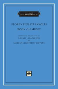 Book Cover for Book on Music by Florentius, Bonnie J. Blackburn, Leofranc Holford-Strevens