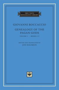 Book Cover for Genealogy of the Pagan Gods by Giovanni Boccaccio, Jon Solomon