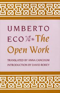 Book Cover for The Open Work by Umberto Eco