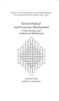 Book Cover for Korean Political and Economic Development by Jongryn Mo, Barry R Weingast
