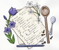 Book Cover for Baking Emily Dickinson's Black Cake by Emilie Hardman, Heather Cole