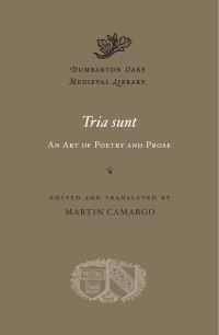 Book Cover for Tria Sunt by Martin Camargo