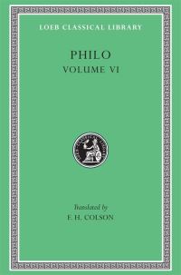 Book Cover for Philo. Volume VI by Philo