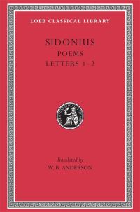 Book Cover for Sidonius by Sidonius Apollinaris, W B Anderson