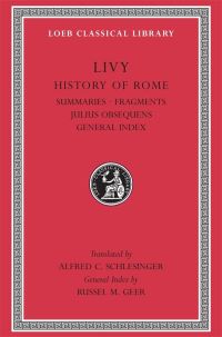 Book Cover for History of Rome, Volume XIV by Livy, Julius Obsequens