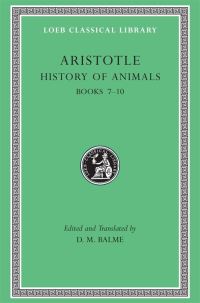 Book Cover for History of Animals by Aristotle, D M Balme