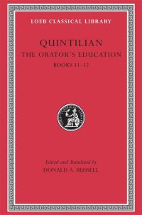 Book Cover for The Orator's Education by Quintilian, D A Russell