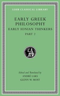 Book Cover for Early Greek Philosophy, Volume III by André Laks, Glenn W Most
