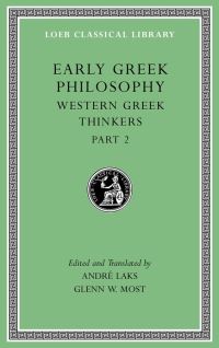 Book Cover for Early Greek Philosophy, Volume V by André Laks, Glenn W Most