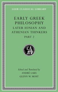 Book Cover for Early Greek Philosophy, Volume VII by André Laks, Glenn W Most