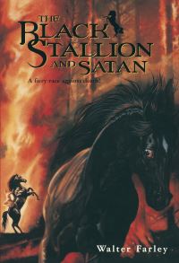 Book Cover for The Black Stallion and Satan by Walter Farley