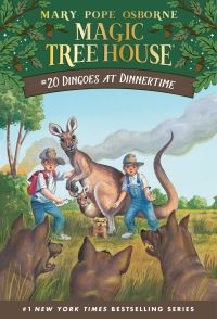 Book Cover for Dingoes at Dinnertime by Mary Pope Osborne, Sal Murdocca