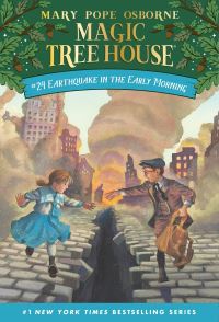 Book Cover for Earthquake in the Early Morning by Mary Pope Osborne, Sal Murdocca