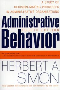 Book Cover for Administrative Behavior by Herbert A Simon