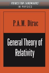Book Cover for General Theory of Relativity by P A M Dirac