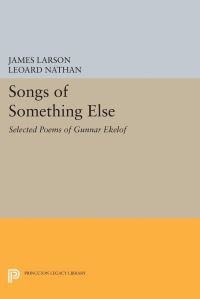 Book Cover for Songs of Something Else by Gunnar Ekelöf