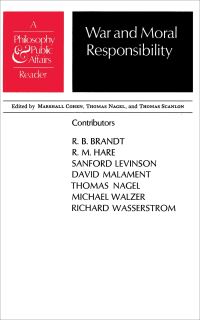 Book Cover for War and Moral Responsibility by Marshall Cohen, Thomas Nagel, Thomas Scanlon