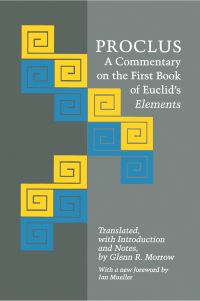 Book Cover for A Commentary on the First Book of Euclid's Elements by Proclus, Glenn R Morrow