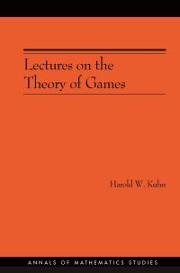 Book Cover for Lectures on the Theory of Games by Harold W. Kuhn
