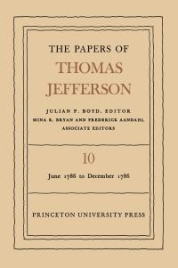 Book Cover for The Papers of Thomas Jefferson, Volume 10 by Thomas Jefferson