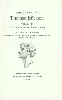 Book Cover for The Papers of Thomas Jefferson, Volume 14 by Thomas Jefferson
