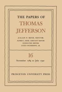 Book Cover for The Papers of Thomas Jefferson, Volume 16 by Thomas Jefferson