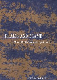 Book Cover for Praise and Blame by Daniel N Robinson