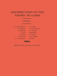 Book Cover for Contributions to the Theory of Games, Volume I by Harold W. Kuhn, Albert William Tucker