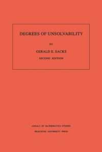 Book Cover for Degrees of Unsolvability by Gerald E. Sacks