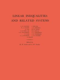 Book Cover for Linear Inequalities and Related Systems by Harold W. Kuhn, Albert William Tucker