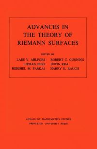 Book Cover for Advances in the Theory of Riemann Surfaces; by Lars V. Ahlfors